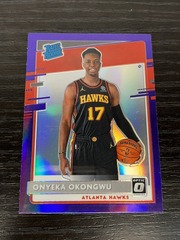 2020-21 Donruss Optic #156 Onyeka Okongwu Purple Prizm Rated Rookie RC